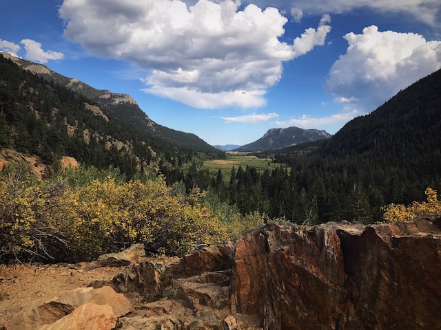 Rocky Mountain National Park valley view